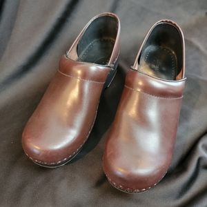 LL Bean Women's Classic‎ Brown Leather Comfort Working Clogs 9.5/10M